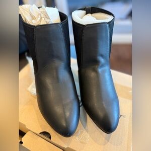 Sleek Black Ankle Booties